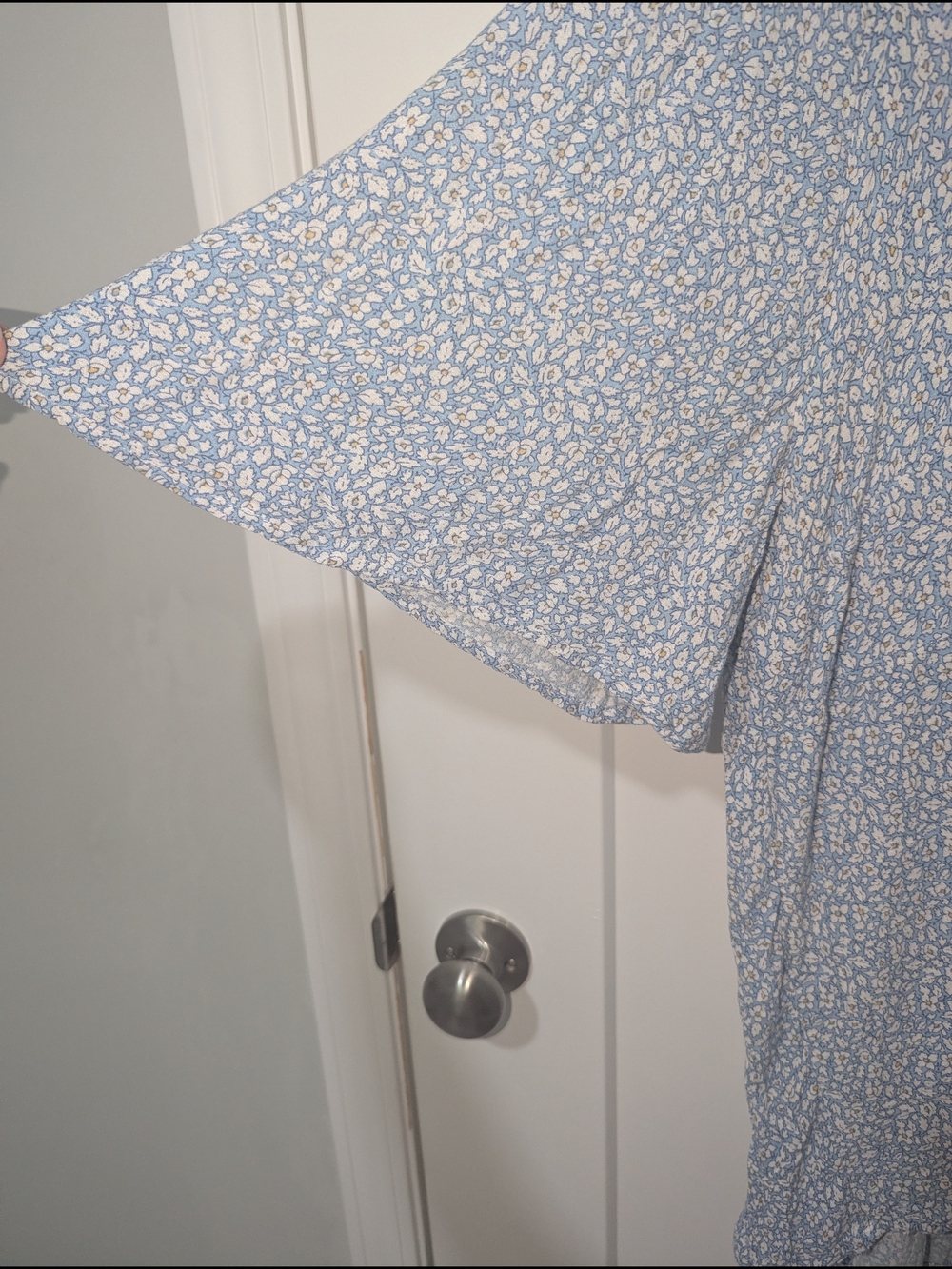 Cynthia Rowley Light Blue Floral Scoop-Neck Tunic - Picture 3 of 4